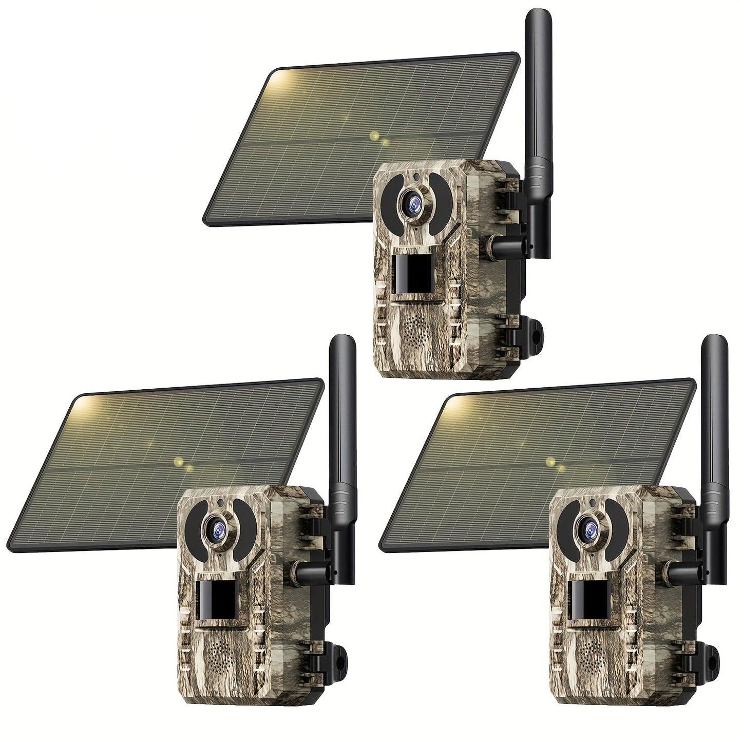 Wildcamera – Jachtcamera – Trailcam – Wildlife Camera – Buiten Camera – 4G LTE Met 2K HD Live Beeld – Zonnepaneel Oplaadbaar Met Nachtzicht