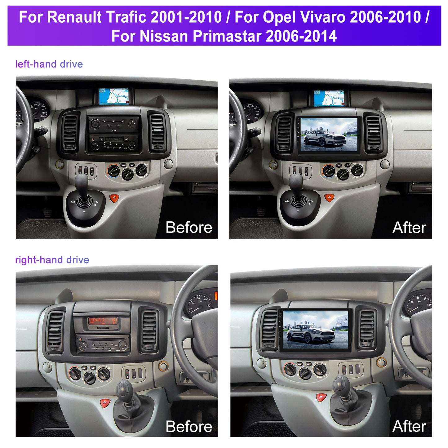 Multimedia Speler Auto – Car Radio – Navigatiesysteem – Autoradio – Touchscreen Unit – 9 Inch HD IPS – Android 15 Systeem – Draadloos & Bekabeld CarPlay – AHD Backup Camera – DSP Audioversterker – 2GB+64GB Geheugen