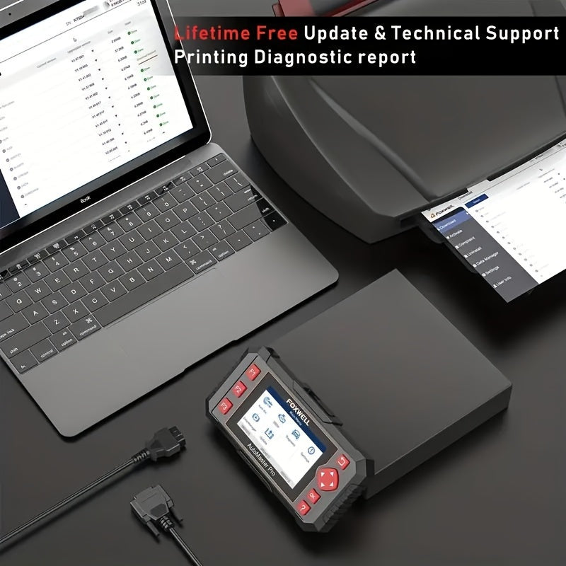 OBD2 Scanner – Diagnoseapparaat – Auto Scan Tool – Foutcode Lezer – ECU Diagnostiek – Bidirectionele Test – Zonder Batterij – Levenslange Gratis Updates