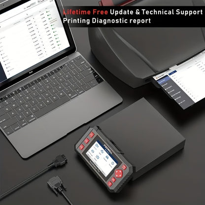 OBD2 Scanner – Diagnoseapparaat – Auto Scan Tool – Foutcode Lezer – ECU Diagnostiek – Bidirectionele Test – Zonder Batterij – Levenslange Gratis Updates