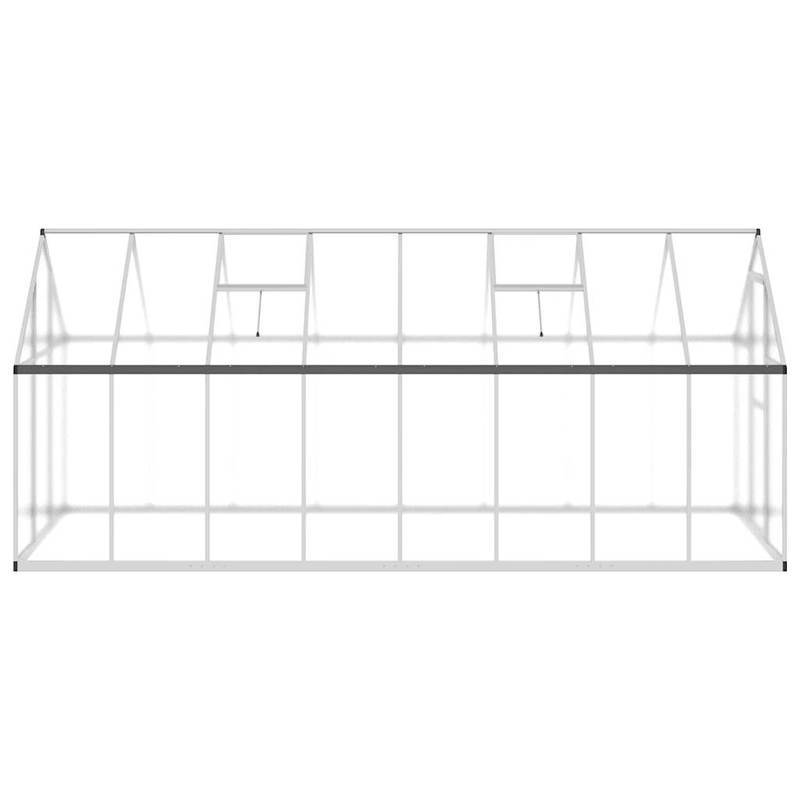 Kweekkas – Tuinkas – Broeikas – Kas – Kweekbak – Stevig Aluminium Frame – 445x169x195 cm – Duurzaam Kunststof – Eenvoudige Montage