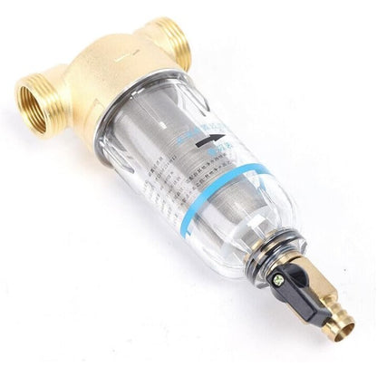 Voorfilter – Voorfilterwater – Waterfilter – Sedimentfilter – Roestvrijstalen Filter – Filterprecisie 40 Micron – Inlaatdiameter 86 mm