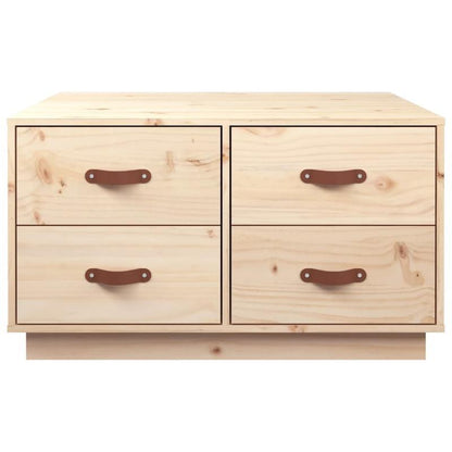 Coffee Table 80X80X45 Cm Solid Pinewood Removable, Suitable for Indoor Use And Suitable for All Seasons