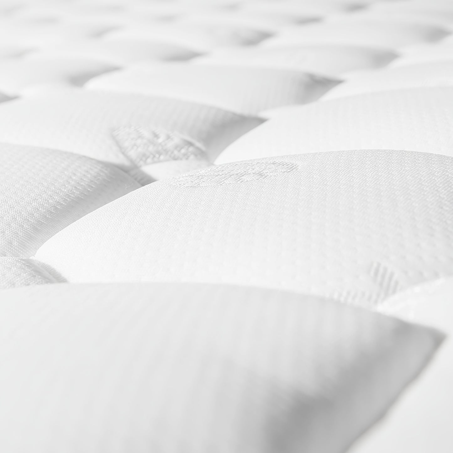 Matras – Pocketvering Matras – 7-Zone Matras – Koudschuim Matras – Tweepersoonsmatras – 160x200 cm – Hardheid H3 – Gewatteerde Microfiber Hoes