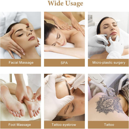 Professionele Massage- & Gezichtsstoel – Wellnessstoel – Esthetiekstoel – Salonbed – Spa-Behandelstoel – Verstelbare Rugleuning & Hoofdsteun – Duurzaam Synthetisch Leder
