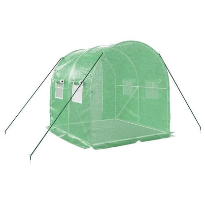 Serre – Tuinkas – Kweekkas – Broeikas – Kas – 4m² - 2x2m – Stevig Metalen Frame – Transparante Kunststof Panelen