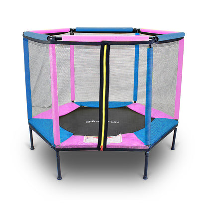 Trampoline – Springkastelen – Springmat – Kindertrampoline – Buitenspeelgoed – Ø 140 cm – Inclusief Veiligheidsnet – UV- en Waterbestendig