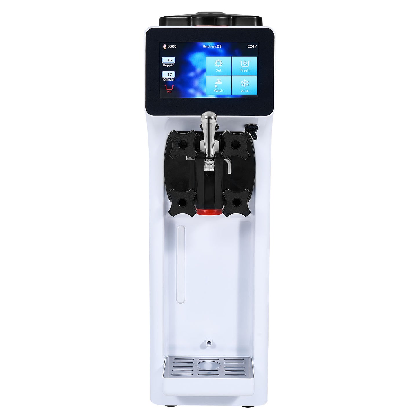 Professionele Softijsmachine – Softijs Machine – IJsapparaat – Softijsbereider – IJs Maker – 10 Liter Per Uur – Roestvrij Staal