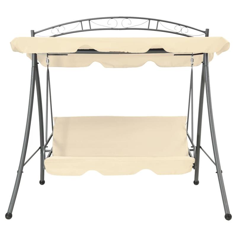 Buiten Schommelbank – Tuinbank – Schommelstoel – Hangbank – Ligbank – Verstelbare Canopy – Zandwit Design