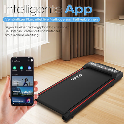 Loopband – Wandelband – Walking Pad – Hardloopband – Treadmill – Opvouwbaar Design – Afstandsbediening en Muziekfunctie – Groot LED Display 37,5x90 cm
