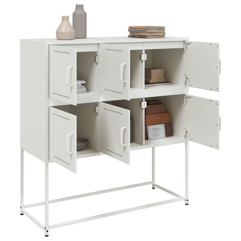 Sideboard 100.5x39x107cm steel wit Practical and removable