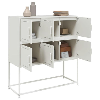 Sideboard 100.5x39x107cm steel wit Practical and removable