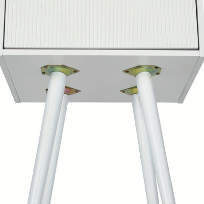 Nachtkastje – Bedside Table – Bijzettafel – Ladekastje – Nachtkast – Compact Model – Stevige Houten Constructie – Ruimtebesparend Design