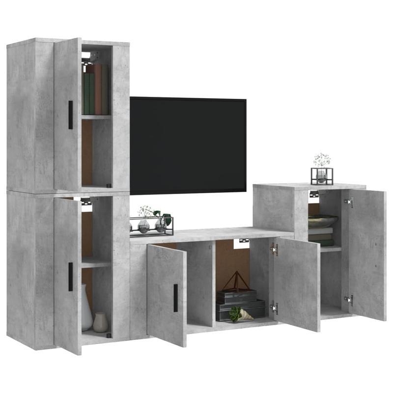 Hoekrek – Hoekplank – Boekenkast – Opbergrek – Plantenrek – 5-laags – Vrijstaand Hout Bruin