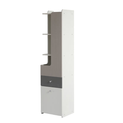 Boekenkast – Opbergkast – Vakkenkast – Kast – Dressoir – Meturen & Lades – Metalen Constructie – Compact Verticaal Design – 68,5 cm Hoog – 45 kg Draagvermogen