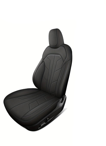 Autostoelhoes – Stoelhoes – Autostoelhoes – Stoelkussen – Autostoelbekleding – Universeel – PU Leer – Memory Foam – Machinewasbaar – Comfortabel