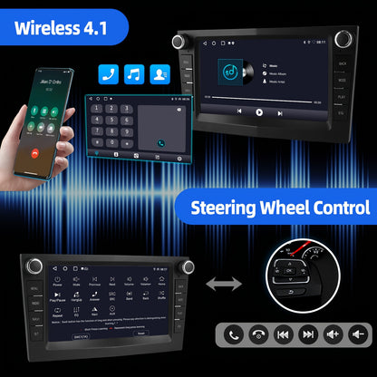 Autostereo – Autoradio – Autoradiosysteem – Autoradiomodule – Autosysteem – 17,78 cm IPS Touchscreen – Android 14 met Draadloze CarPlay & Stuurbediening