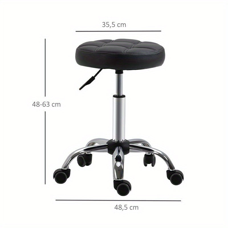 Leisure chair, comfortable living room furniture, multifunctional seat, suitable for living room, bedroom, dining room, hallway, balcony. Perfect home decoration, Versatile Seating, Contemporary Design, Swivel Stool, Rolling