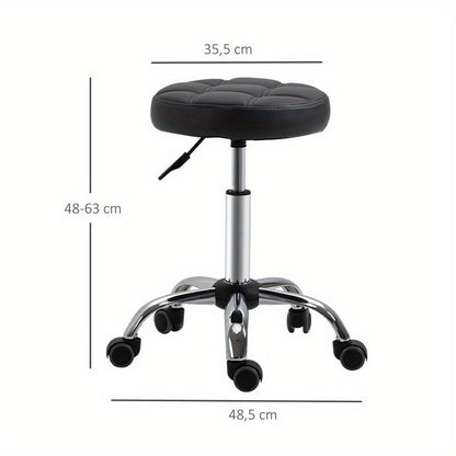 Leisure chair, comfortable living room furniture, multifunctional seat, suitable for living room, bedroom, dining room, hallway, balcony. Perfect home decoration, Versatile Seating, Contemporary Design, Swivel Stool, Rolling