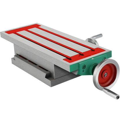 Freestafel – Werktafel – Freesmachine Tafel – Boortafel – Multifuntionele Freestafel – Gietijzeren Constructie – Verplaatsing X- en Y-as 210x110 mm – Grijs