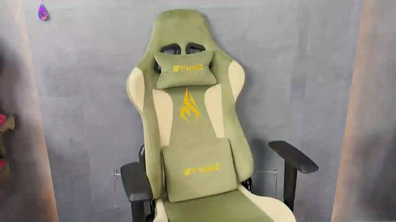 Ergonomische Gaming Stoel – Bureaustoel – Game Stoel – Office Chair – Computerstoel – Massagefunctie – Verstelbare Zithoogte – Latex Zitting – Metalen Frame – Blauw