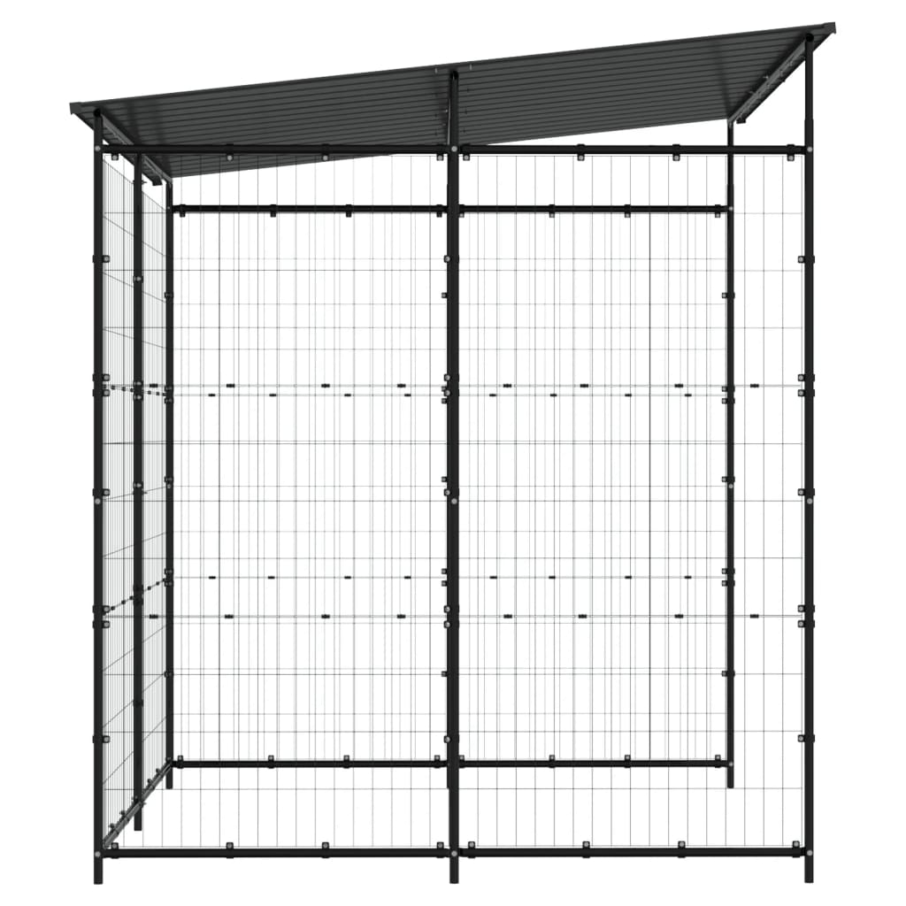 Fietsenstalling – Fietsberging – Fietsenhok – Fietsgarage – Tuinschuur – Roestbestendig Staal – Compact 190x190x222 cm Zwart