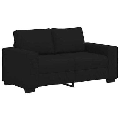 2-Zits Bank – Loveseat – Tweezits Sofa – Compact Sofa – Zithoek – Modern Design – Memory Foam Zitting – Stevig MDF Frame – Zwart