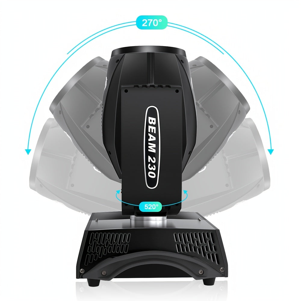 Moving Head Verlichting – Podiumlamp – DJ Licht – Disco Spot – Feestverlichting – 310W RGBW LED – 540° Pan & 270° Tilt – Krachtige 125.000 Lux Lichtopbrengst