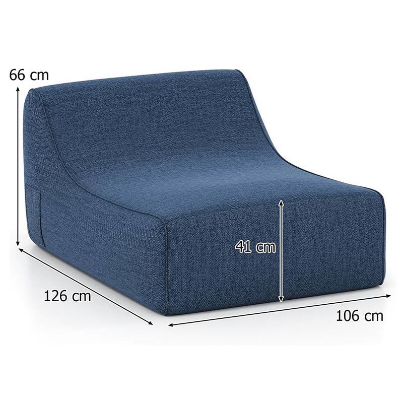Luchtbedstoel – Opblaasbare Stoel – Lounge Stoel – Opblaasbare Bank – Zitzak – Ergonomisch Ontwerp – Afneembare Wasbare Hoes – Antislip Bodem
