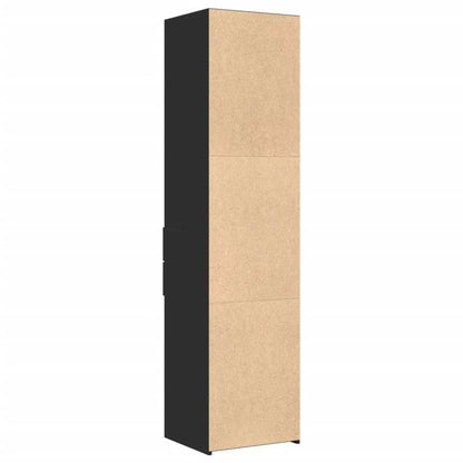 Modern Tall Cabinet 45x42.5x185cm - Treated with Shelving, Assembly Suitable for Hallway,, Bedroom,, Office - Space-Saving Vertical