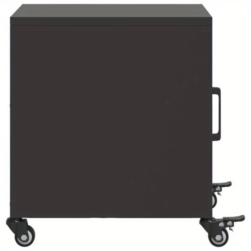 Bedside Tables 2pcs 36X39X43.5 Cm Steel Black