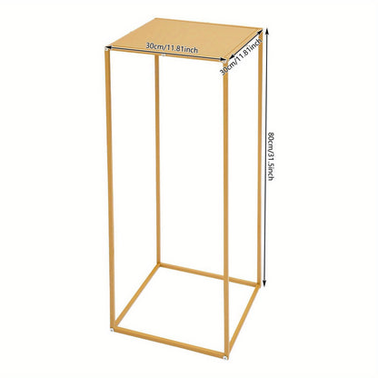 Wedding Flower Stand, Geometric Metal Flower Stand, Rectangle Flower Holder, Wedding Decor, Event Decoration, Minimalist Design, Modern Stand, Metal Stand, Display Stand, Square Stand