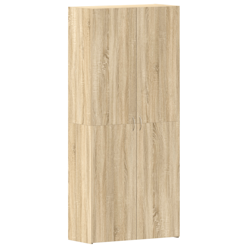 Schoenenkast – Schoenrek – Schoenopberger – Schoenenschrank – Schoenenmeubel – 14-18 Paar Schoenen – Modern Chêne Sonoma Hout – 80x35,5x180 cm