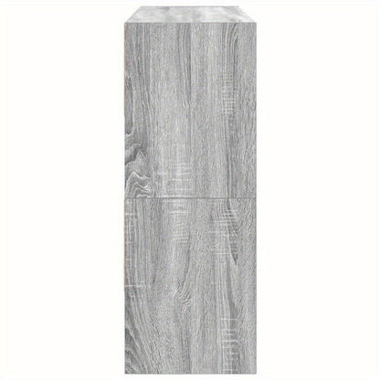 Shoe Racks 2pcs Stackable 89.5X30X40 Cm Gray Sonoma Oak