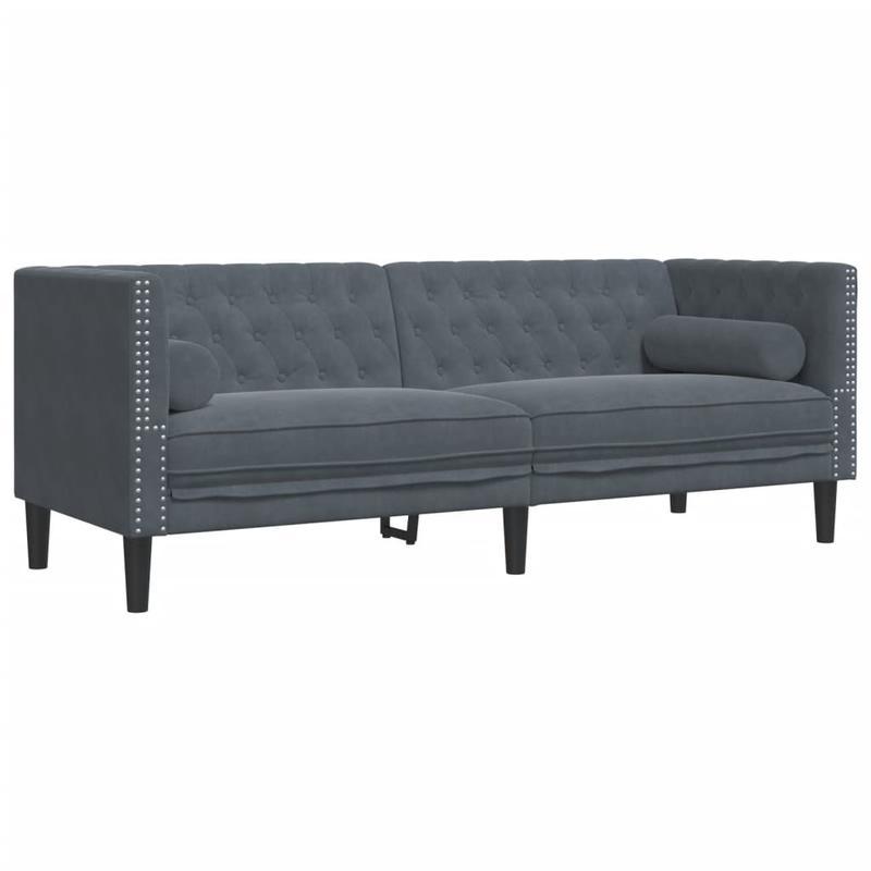 Buitenstoel – Tuinstoel – Terrasstoel – Balkonstoel – Buitenmeubel – Grijs – Weerbestendig En Duurzaam – Comfortabel En Lichtgewicht