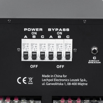 Automatische Driefasige Spanningsstabilisator 20000 VA 3% 230V – Hoogwaardige Spanningregelaar voor Industrie en Bedrijf