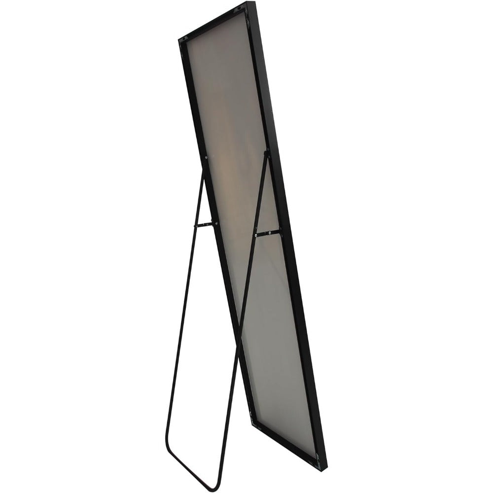 Grote Spiegel – Staande Spiegel – Passpiegel – Vloerspiegel – Wandspiegel – Rechthoekig – 180x80 cm – Zwart Aluminium Frame