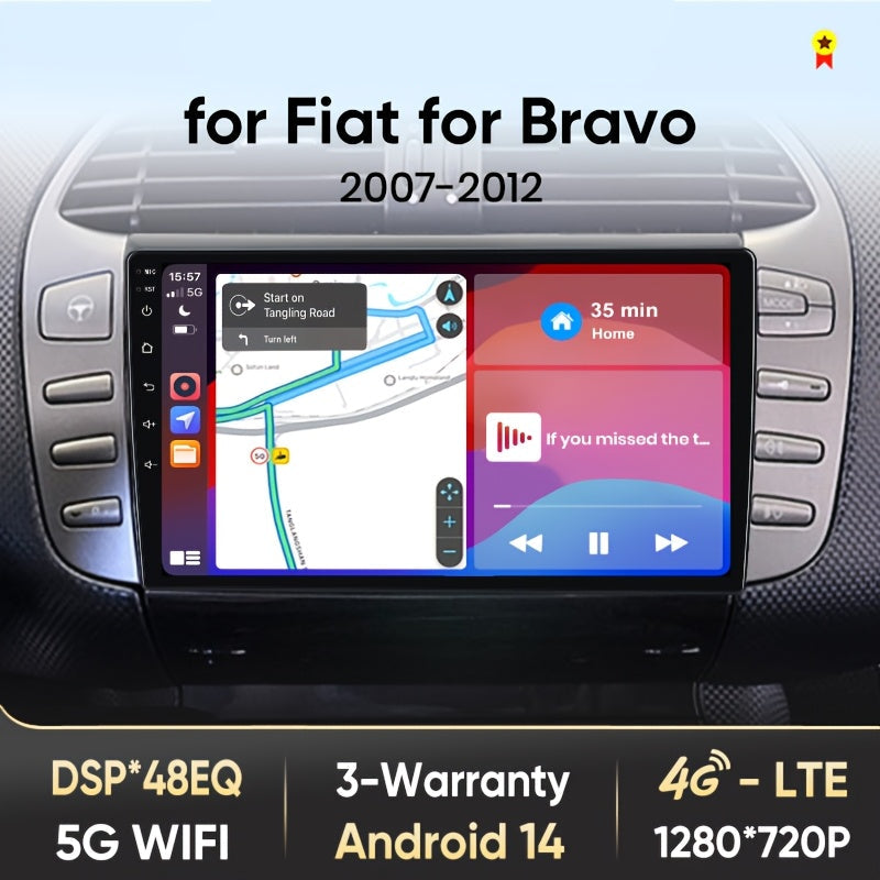 Autoradio – Multimedia Speler – Car Stereo – Android Auto – CarPlay – 9 Inch Touchscreen – Draadloos CarPlay & 2+64GB Opslag – Wifi & 4G Connectivity