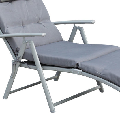 Outdoor Bistro Set – Tuinset – Balkonmeubilair – Terrasmeubilair – Buitenmeubilair – Duurzaam Metalen Frame – Onderhoudsvriendelijk Kunststof Tafelblad – Model 84B-184V01GY