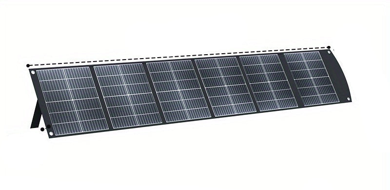 Draagbaar Zonnepaneel – Opvouwbaar Solar Charger – Mobiele Solar Generator – Outdoor Zonnepaneel – Camping Zonnepaneel – 200W Vermogen – USB-C PD3.0 & USB-A QC3.0 – Lichtgewicht Met Kickstand
