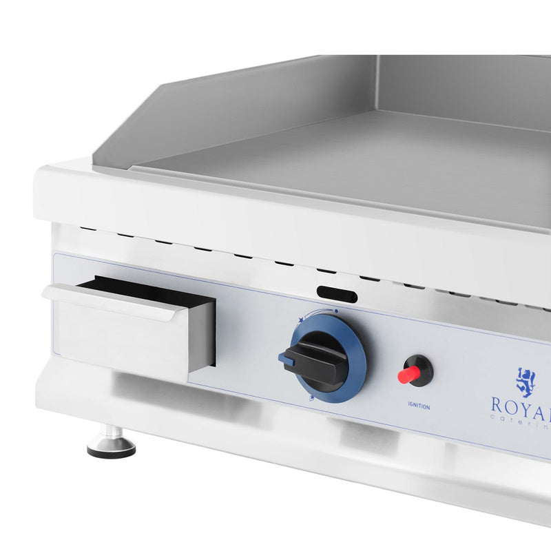 Dubbele Gasgrill – Gasbarbecue – Grillplaat – Outdoor Grill – Professionele BBQ – RVS Grillplaat – Instelbare Temperatuur 50-300°C – 2x 3100W Vermogen