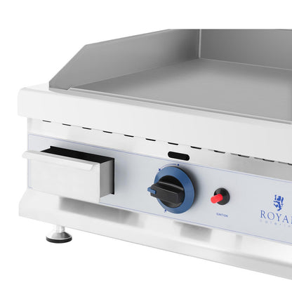Dubbele Gasgrill – Gasbarbecue – Grillplaat – Outdoor Grill – Professionele BBQ – RVS Grillplaat – Instelbare Temperatuur 50-300°C – 2x 3100W Vermogen