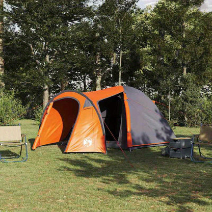 Dome Tent with Roof and Storage with Air Vent Gray and Orange Removable Temporary Outdoor Available in All Seasons