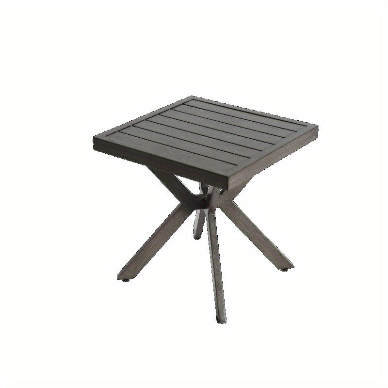 Aluminium Bijzettafel – Tafel – Bijzettafeltje – Bijzettafeltje Rond – Bijzettafel Vierkant – Weerbestendig – Lichtgewicht