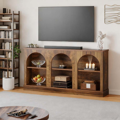 Sidetable – Consoletafel – Wandtafel – Haltafel – Dressoir – 160 cm breed – Houtvezelplaat & massief houten frame