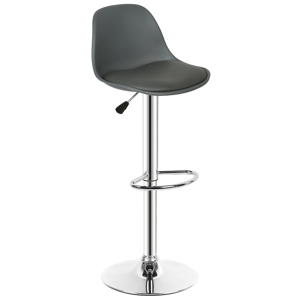 Barkrukken – Barkstoelen – Barstoelen – Keukenstoelen – Barkrukken – Verstelbaar In Hoogte – 360° Draaibaar – Kunstleren Ovalen Zitting – Ergonomische Wing Back Rugleuning