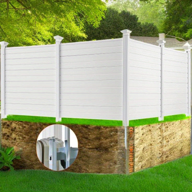 Buitenafscherming – Tuinafscheiding – Schermpaneel – Afvalbak Verbergen – Airco Verbergen – Weerbestendig Vinyl – Ventilerend Ontwerp