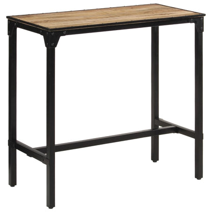 Barset – Barsets – Bar Set – Tuinbarset – Tuinbarsets – Massief Mango Hout – Industrieel Metaal Frame - Bruin