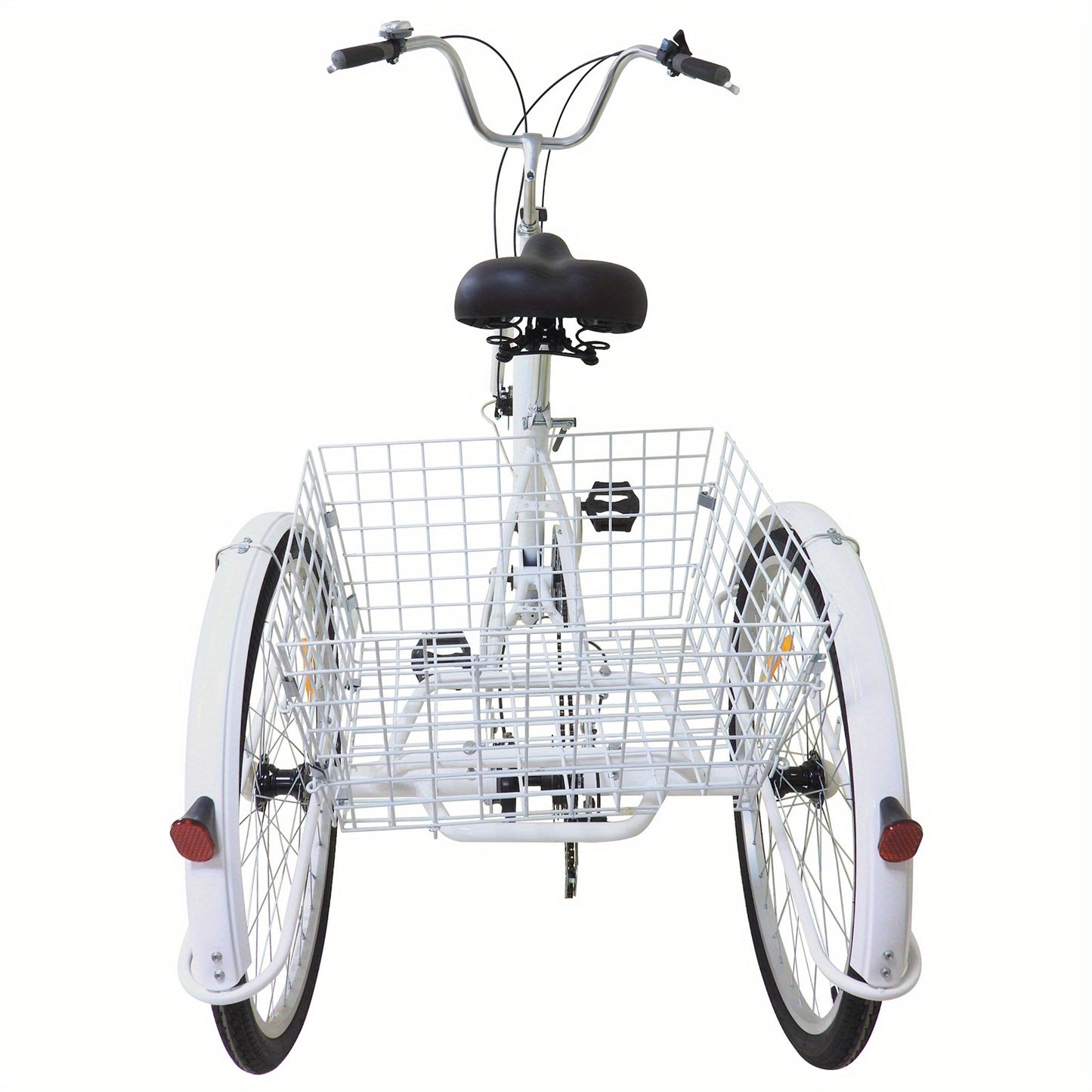 Stadsfiets – Fiets Voor Volwassenen – Comfortabele Stadsfiets – Functionele Fiets – Urban Bike – 6 Versnellingen – Schijfrem & Voormand – Wit