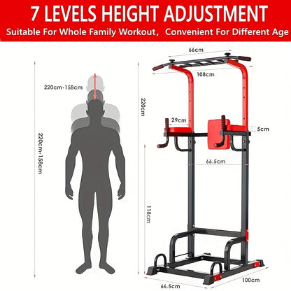 Optrekstang – Pull-up Bar – Rekstok – Chin-up Bar – Krachttrekstang – Verstelbaar 165-210 cm – Max. 200 kg draagkracht